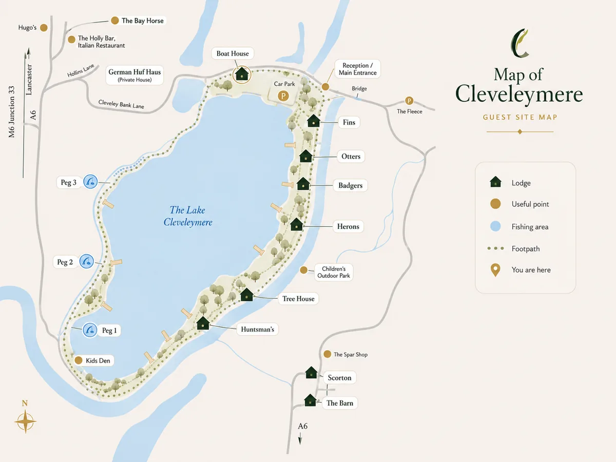 Cleveleymere guest site map